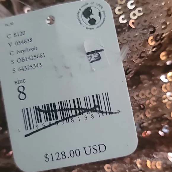 Free People Ariana Sequin Maxi Skirt in Pink Champagne - Picture 11 of 13